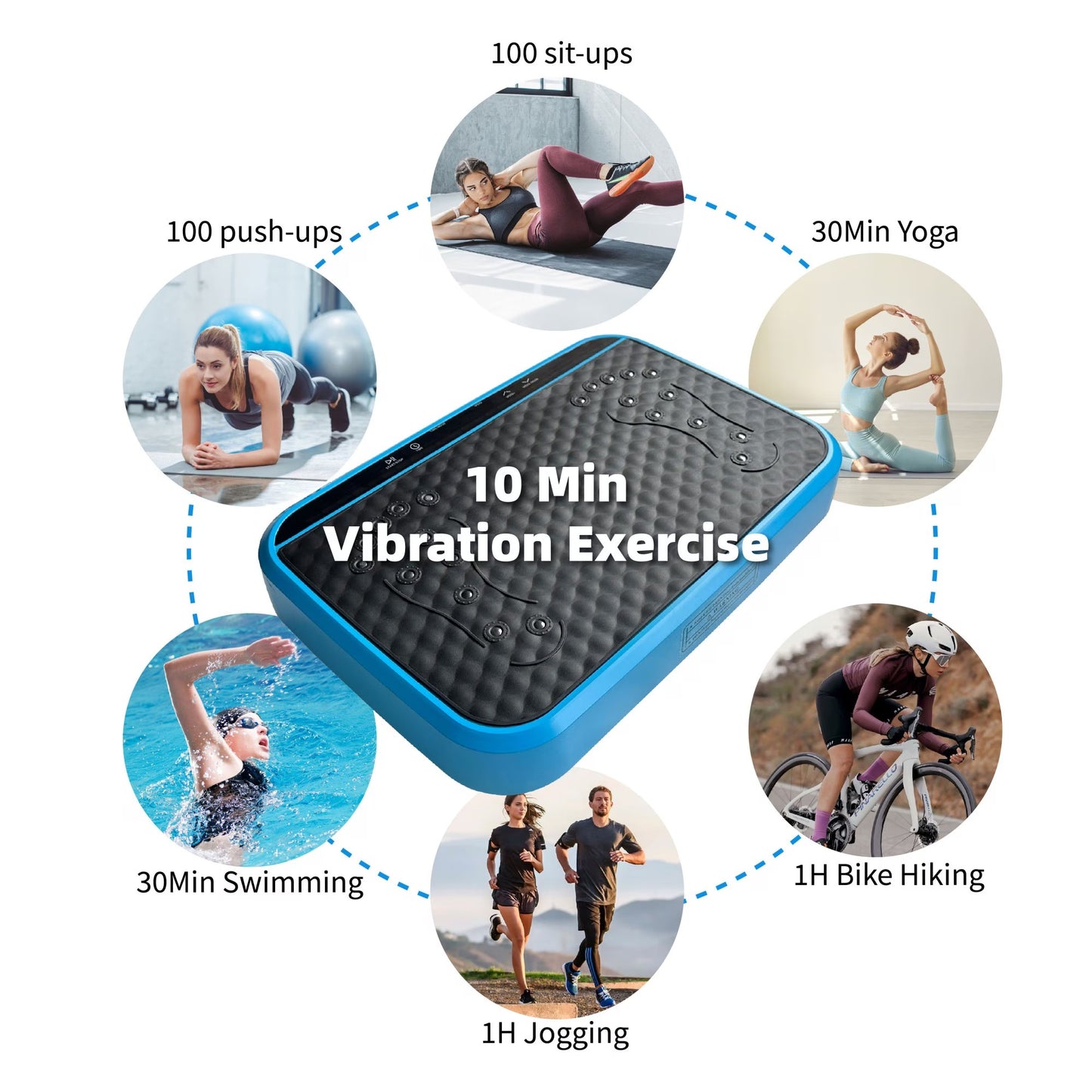 Whole Body Vibration Exercise Platform – Fat Burner & Lymphatic Drainage Machine