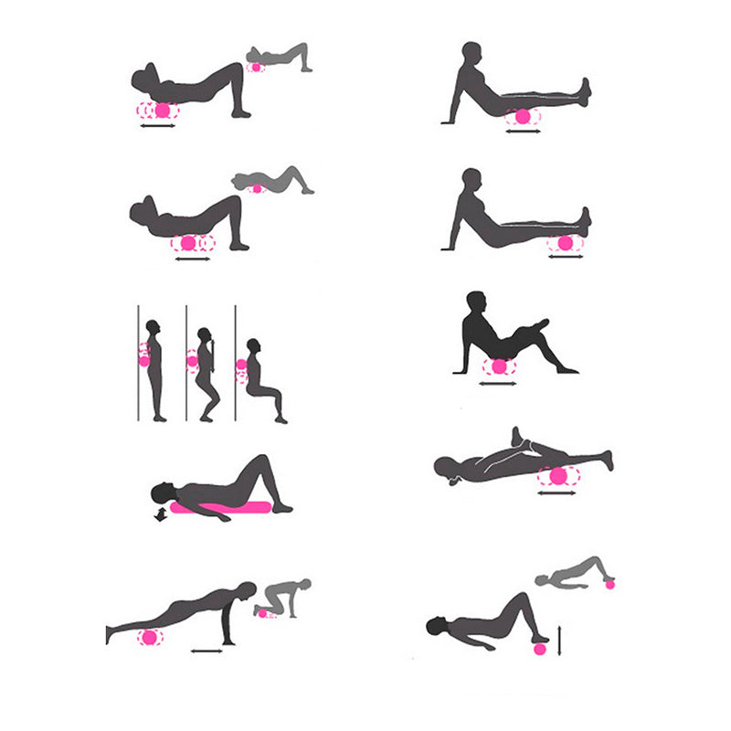 High-Density Foam Roller for Muscle Recovery, Deep Tissue Massage & Post-Workout Stretching