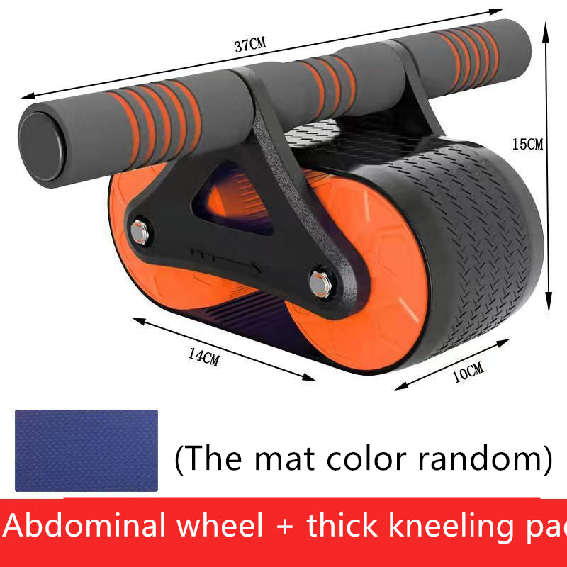 Automatic Rebound Ab Wheel Roller | Dual-Wheel Core Trainer for Home Workouts, Abs & Waist Training – Includes Kneeling Pad (Men & Women)