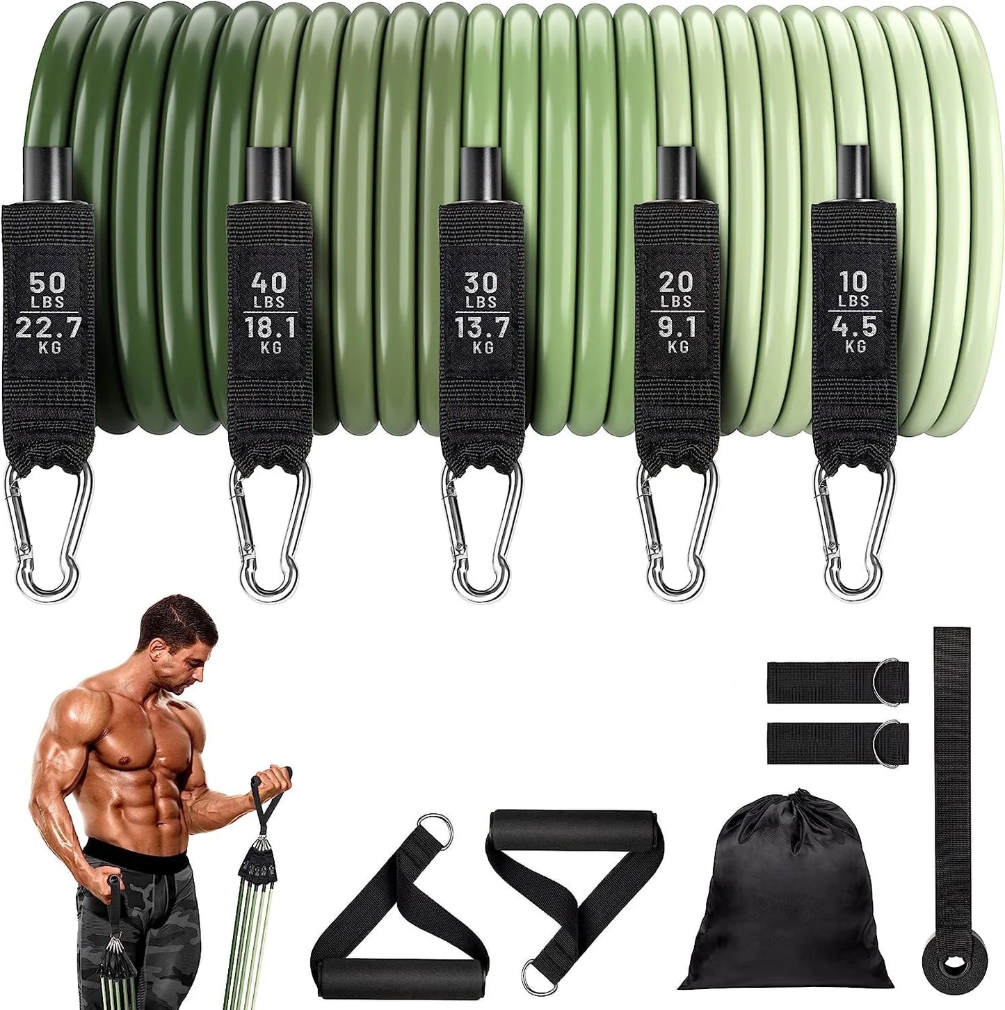 FlexForge™ 150 Resistance Kit — 2024 Upgraded Edition